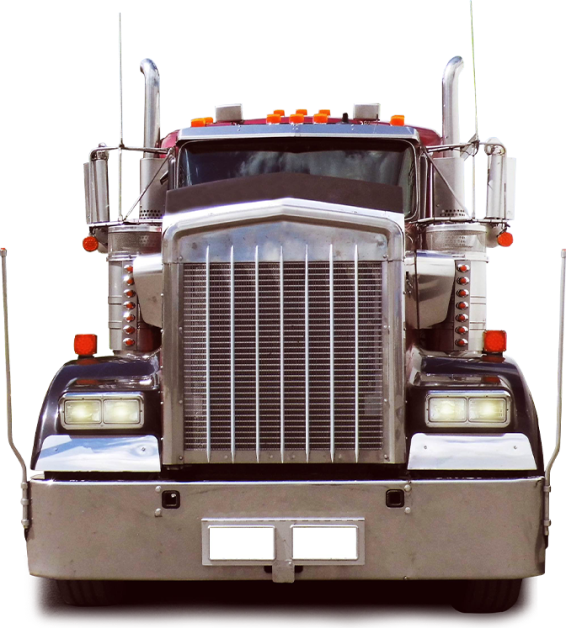 image of a large truck's front