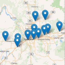 Spokane Map